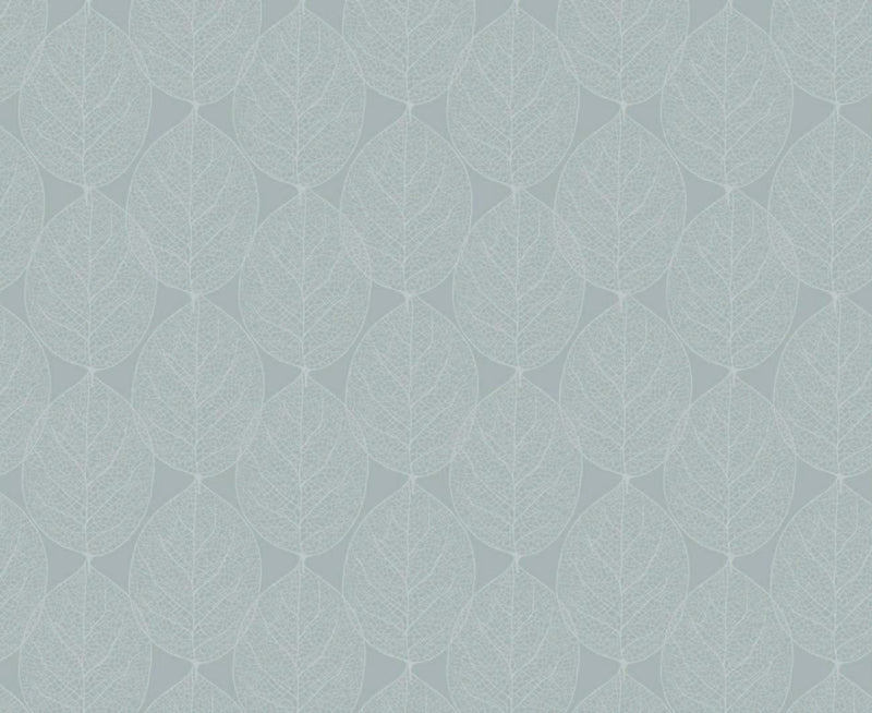 Duckegg Skeleton Leaf PVC Vinyl Wipe Clean Tablecloth 130cm x 140cm Warehouse Clearance