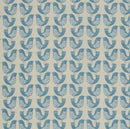 Scandi Bird Capri Blue Tableclothi-Liv 170cm x 132cm  Warehouse Clearance