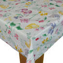 Butterfly Pastel vinyl tablecloth 140cm x 140cm-Warehouse Clearance