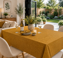 Stamford Linen Look Corn Harvest Oilcloth Tablecloth