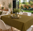 Stamford Linen Look Olive Grove Oilcloth Tablecloth