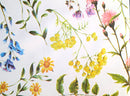 Summer Meadow PVC Vinyl Wipe Clean Tablecloth  ROUND 140cm- Warehouse Clearance