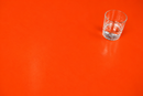 Sunset Orange plain  PVC Vinyl Tablecloth 20 Metres x 140cm