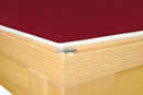 110cm ROUND  Heavy Duty Wine Red Table Protector- Sample- Warehouse Clearance