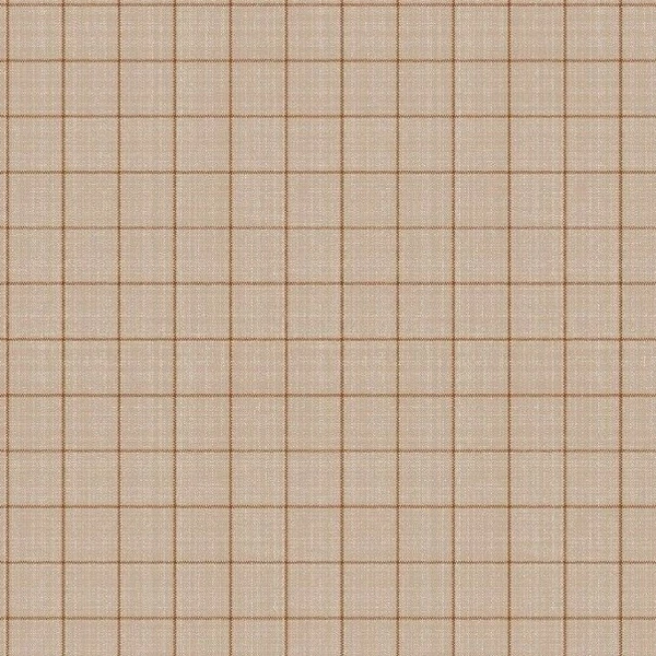 Taupe with Brown Overcheck PVC Vinyl Tablecloth 20 Metres