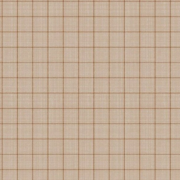 Taupe with Brown Overcheck PVC Vinyl Tablecloth 20 Metres