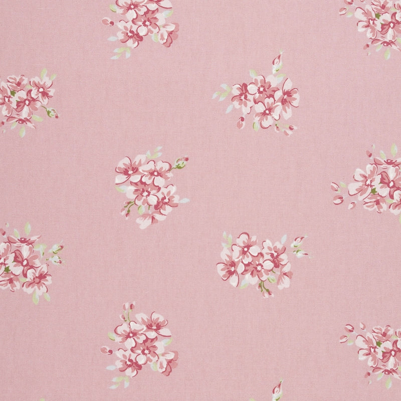 Tilly Rose Pink  Cotton Oilcloth Tablecloth