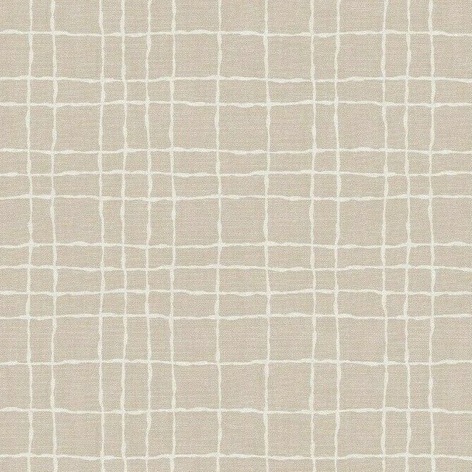 Toronto Plaid Taupe PVC Vinyl Wipe Clean Tablecloth  100cm x 140cm Warehouse Clearance