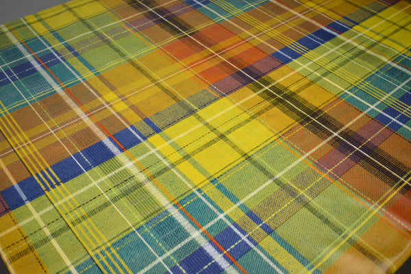 Bright Tartan PVC Vinyl Wipe Clean Tablecloth  110cm x 140cm Warehouse Clearance