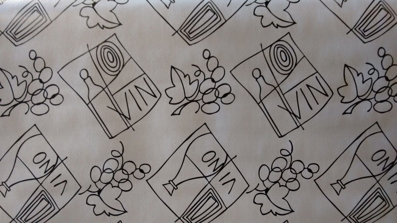 Vino Grey  PVC Vinyl Wipe Clean Tablecloth  230cm x 140cm Warehouse Clearance