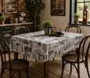 Vintage Cars and Motorbikes PVC Vinyl Tablecloth 20 Metres x 140cm