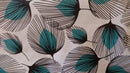 Whisper Teal vinyl tablecloth 200cm x 140cm Warehouse Clearance