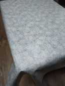 Windsor Rose Grey PVC Vinyl Wipe Clean Tablecloth  200cm x 140cm Warehouse Clearance