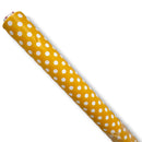 Yellow Smartie Spot PVC Tablecloth 20 Metres Roll