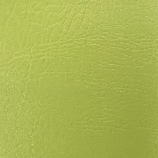 Apple Green Faux Leather Textured Upholstery Vinyl, FR