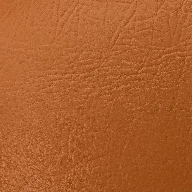 Tan Faux Leather Textured Upholstery Vinyl, FR