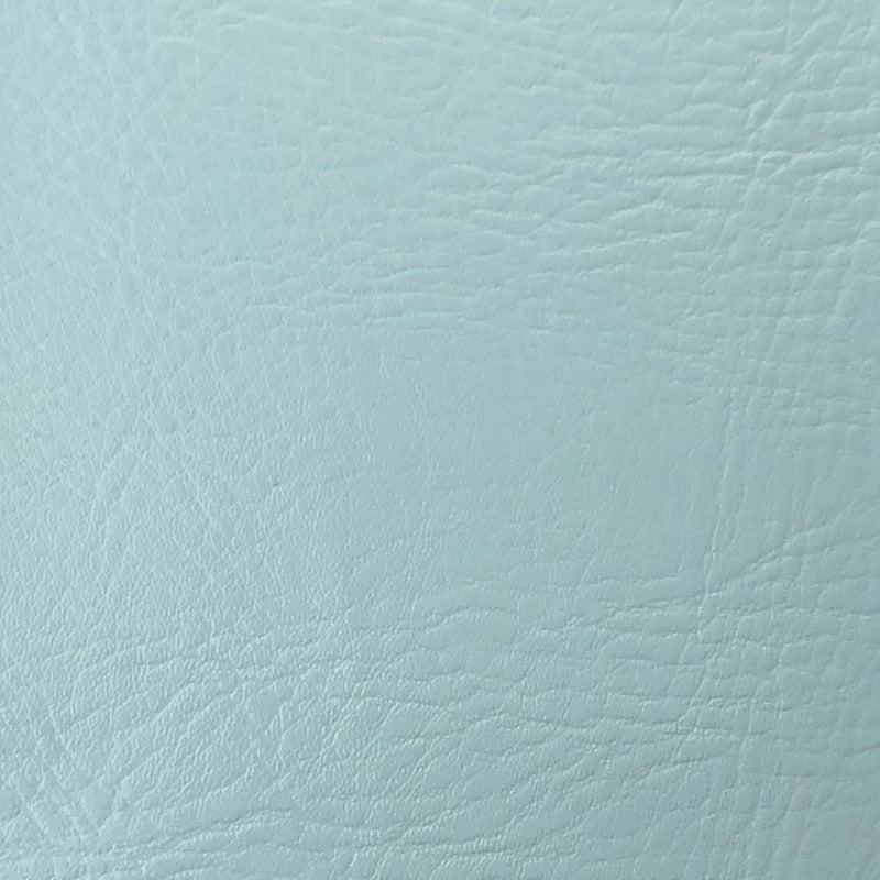 Baby Blue Faux Leather Textured Upholstery Vinyl, FR