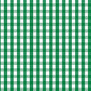 Green Gingham Medium Check   PVC Vinyl Tablecloth Roll 20 Metres x 140cm