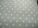 Duckegg Polka Dot Vinyl Tablecloth 20 Metres x 140cm wide