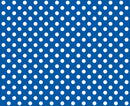 Royal Blue Smartie Spot Vinyl Oilcloth Tablecloth