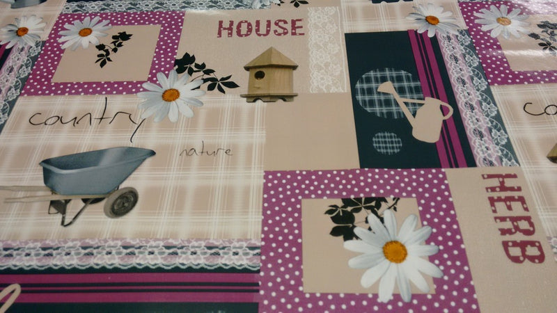 Garden Show Vinyl Tablecloth