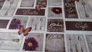 Kiss the Cook Purple Vinyl Tablecloth