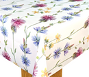 Scotch Thistle Bright Vinyl Oilcloth Tablecloth