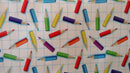 Little Crayons Vinyl Oilcloth Tablecloth