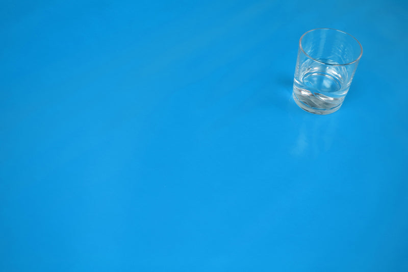 Plain Turquoise Vinyl Oilcloth Tablecloth