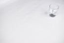 Plain White Smooth Vinyl Oilcloth Tablecloth