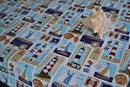 Hello Sailor Vinyl Oilcloth Tablecloth