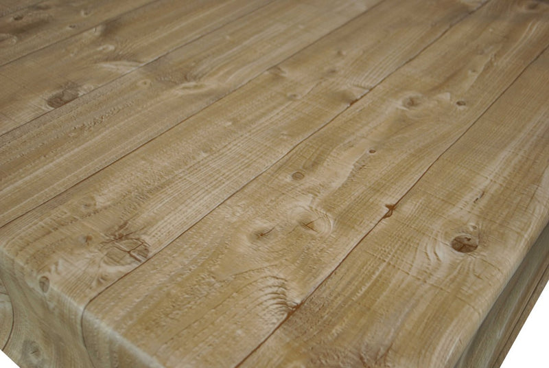 Wood Effect Plank Vinyl Oilcloth Tablecloth