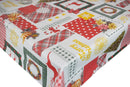 Christmas Collection Vinyl Oilcloth Tablecloth