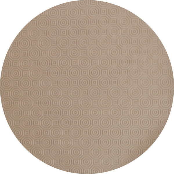 Round Table Protector 107cm Beige