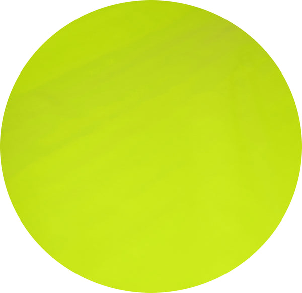 Round Wipe Clean Tablecloth Vinyl PVC 140cm Plain Lime Green