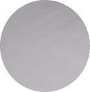 Round Wipe Clean Tablecloth Vinyl PVC 140cm Plain Silver Grey