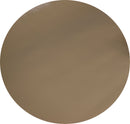 Round Wipe Clean Tablecloth Vinyl PVC 140cm Plain Taupe