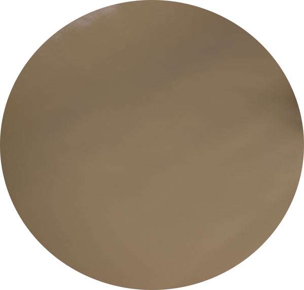 Round Wipe Clean Tablecloth Vinyl PVC 140cm Plain Taupe
