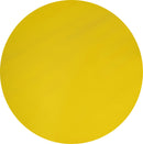 Round Wipe Clean Tablecloth Vinyl PVC 140cm Plain Yellow