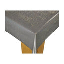 Square Wipe Clean Tablecloth Vinyl PVC 140cm x 140cm Glittery Glitter Slate Grey