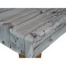 Square Wipe Clean Tablecloth Vinyl PVC 140cm x 140cm Grey Wood Effect