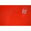 Square Wipe Clean Tablecloth Vinyl PVC 140cm x 140cm Plain Red