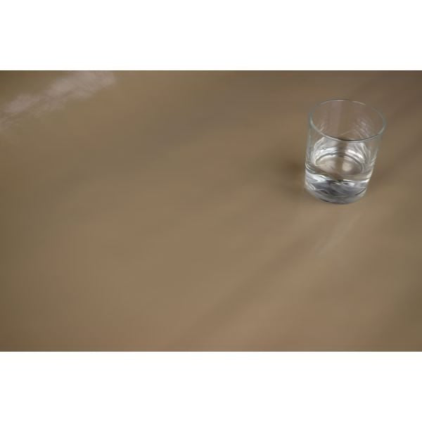 Square Wipe Clean Tablecloth Vinyl PVC 140cm x 140cm Plain Taupe