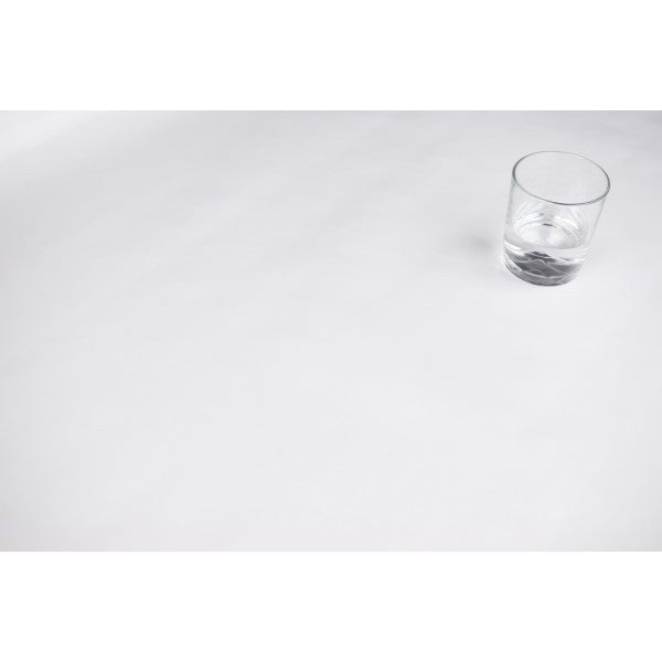 Square Wipe Clean Tablecloth Vinyl PVC 140cm x 140cm Plain White