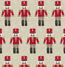 Round Wipe Clean Tablecloth PVC Oilcloth  132cm Toytown Soldiers