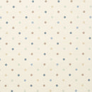 Round Wipe Clean Tablecloth PVC Oilcloth  132cm Dotty Duckegg