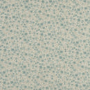Round Wipe Clean Tablecloth PVC Oilcloth  132cm Ditsy Duckegg