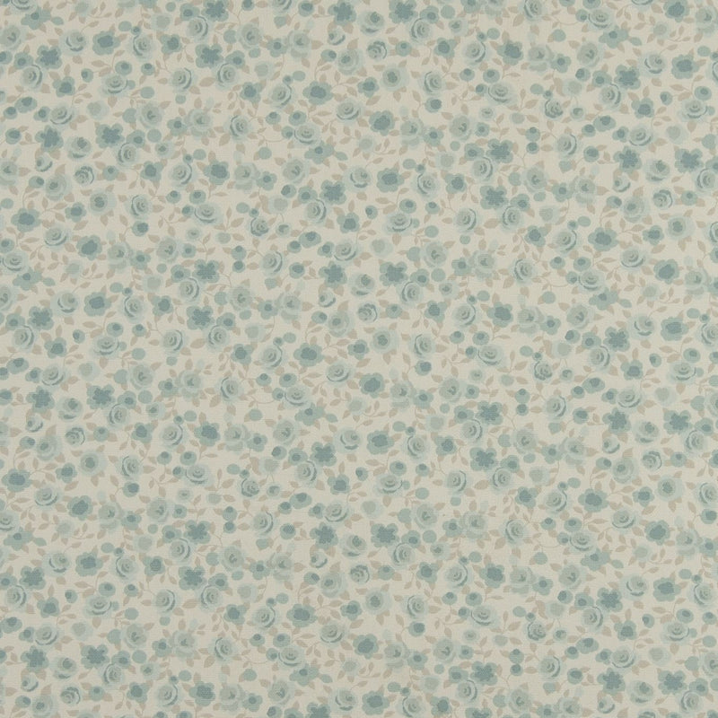 Square Wipe Clean Tablecloth  PVC Oilcloth 132cm x 132cm Ditsy Duckegg