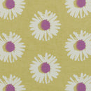 Round Wipe Clean Tablecloth PVC Oilcloth  132cm Capri Daisy Berry
