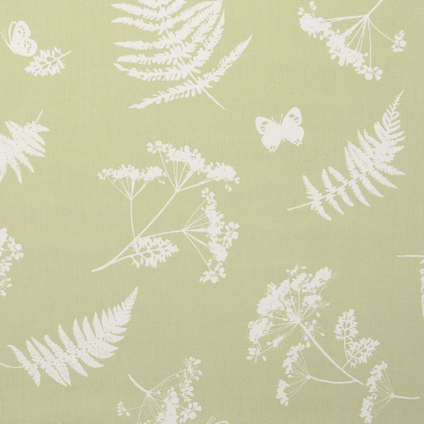 Square Wipe Clean Tablecloth  PVC Oilcloth 132cm x 132cm Moorland Fern